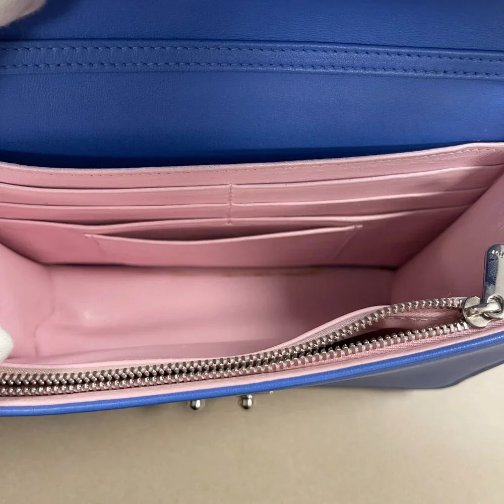 Christian Dior Miss Dior Promenade Heart Badge Wallet on a Chain - Preowned - Picture 12 of 13